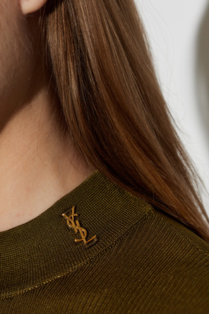 Saint Laurent Silk blouse with logo