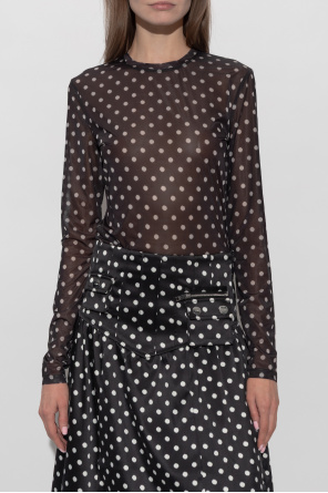 Ganni Polka dot pattern top