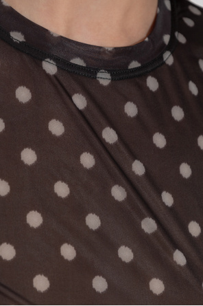 Ganni Polka dot pattern top
