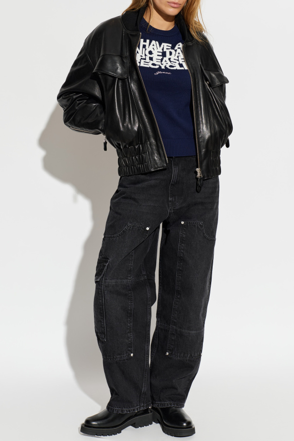 Ganni Top with "Z" logo