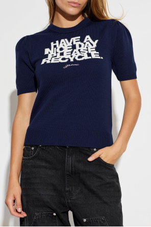 Ganni Top with "Z" logo