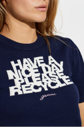 Ganni Top with "Z" logo