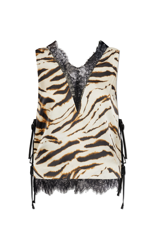 Top with lace inserts od Ganni