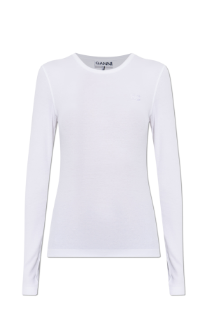 Ribbed long sleeve top