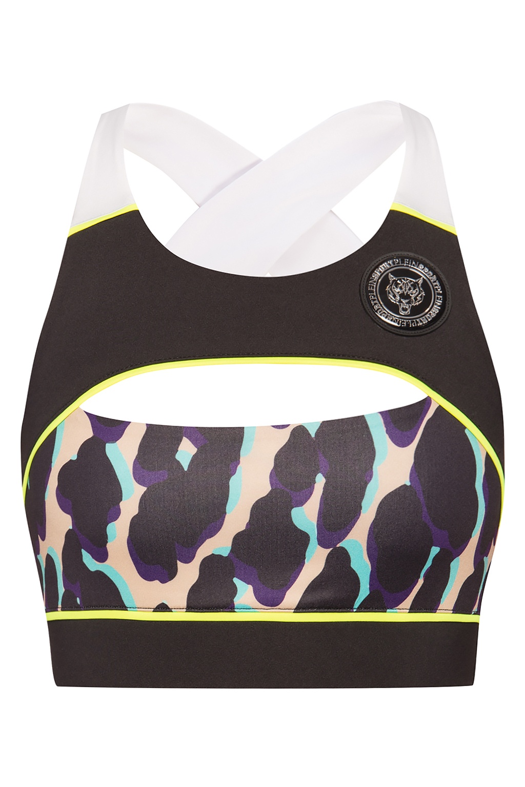 patterned sports bra