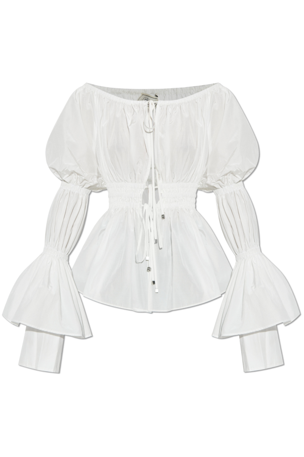 Top with ruffles od Blumarine