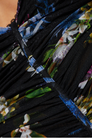 Blumarine Top con estampado floral