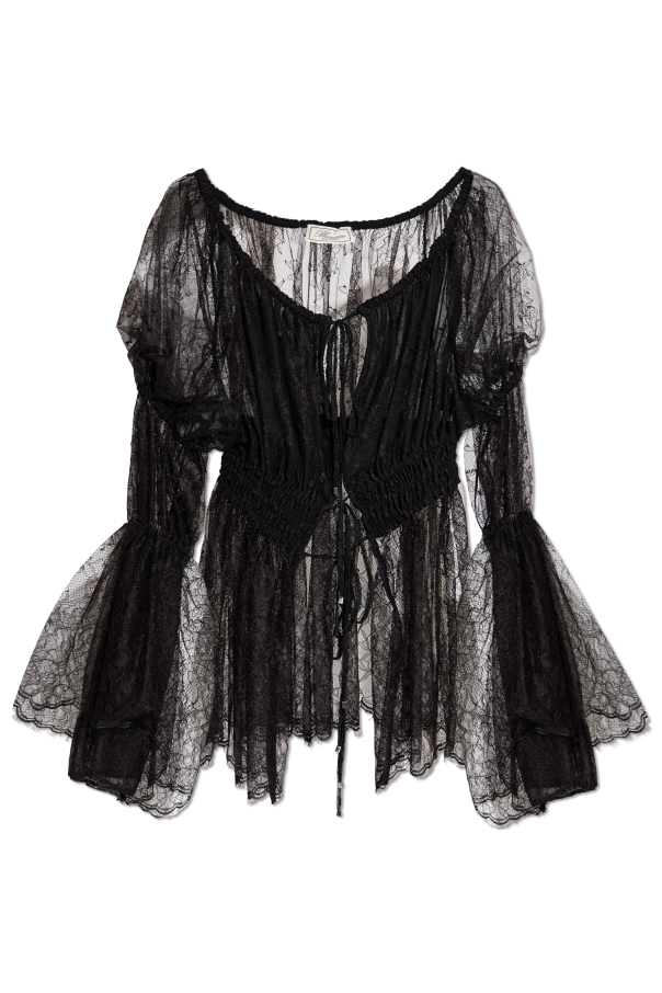 Lace top with long sleeves od Blumarine