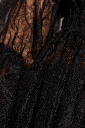 Blumarine Lace top with long sleeves