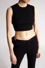 Versace BLACK Cropped top