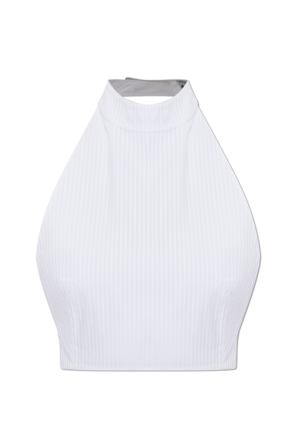 Pleated sleeveless top od Alaïa