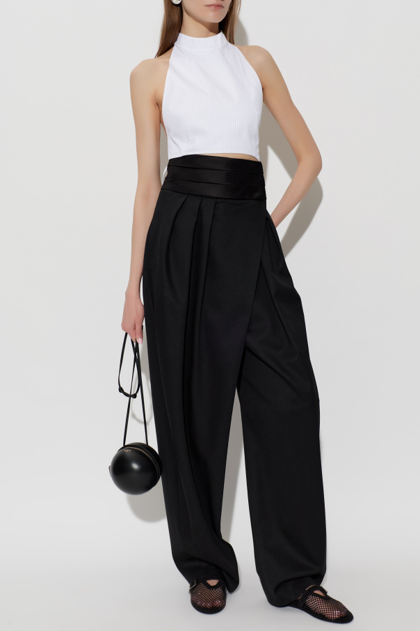 Alaïa Pleated sleeveless top