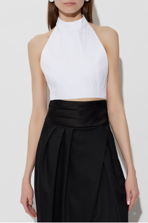 Alaïa Pleated sleeveless top