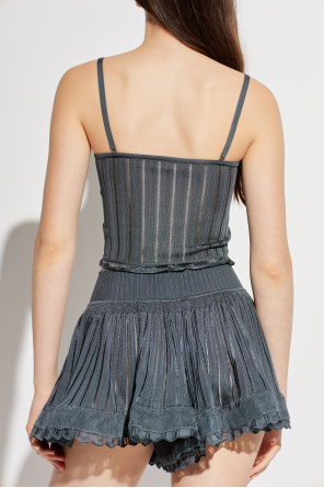 Alaïa Kurzes Trägertop