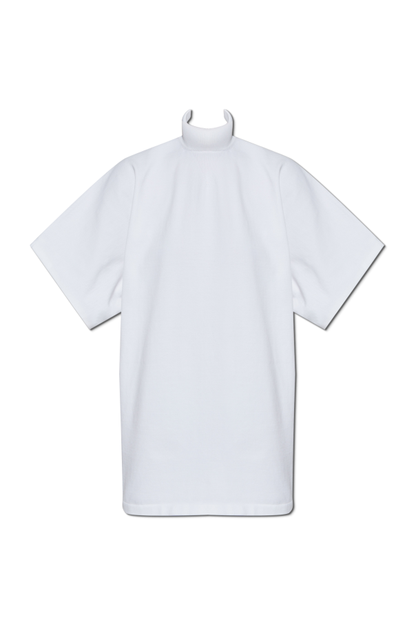 Alaïa Top with a stiff stand-up collar