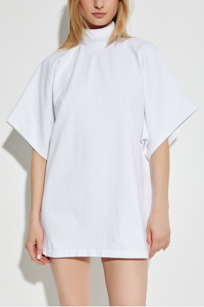 Alaïa Top with a stiff stand-up collar