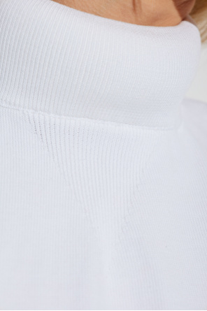 Alaïa Top with a stiff stand-up collar
