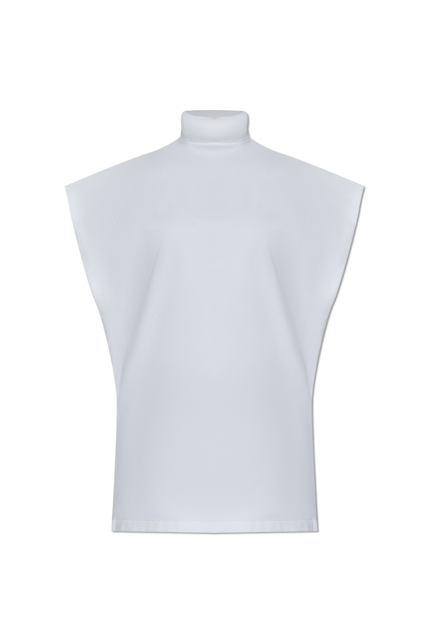 Alaïa Top with a stiffened stand-up collar