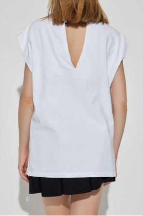Alaïa Top with a stiffened stand-up collar