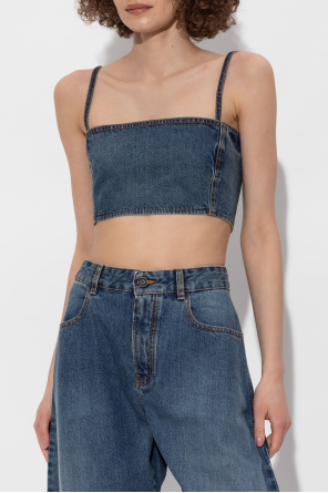 Alaïa Top vaquero