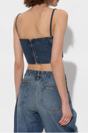Alaïa Top vaquero