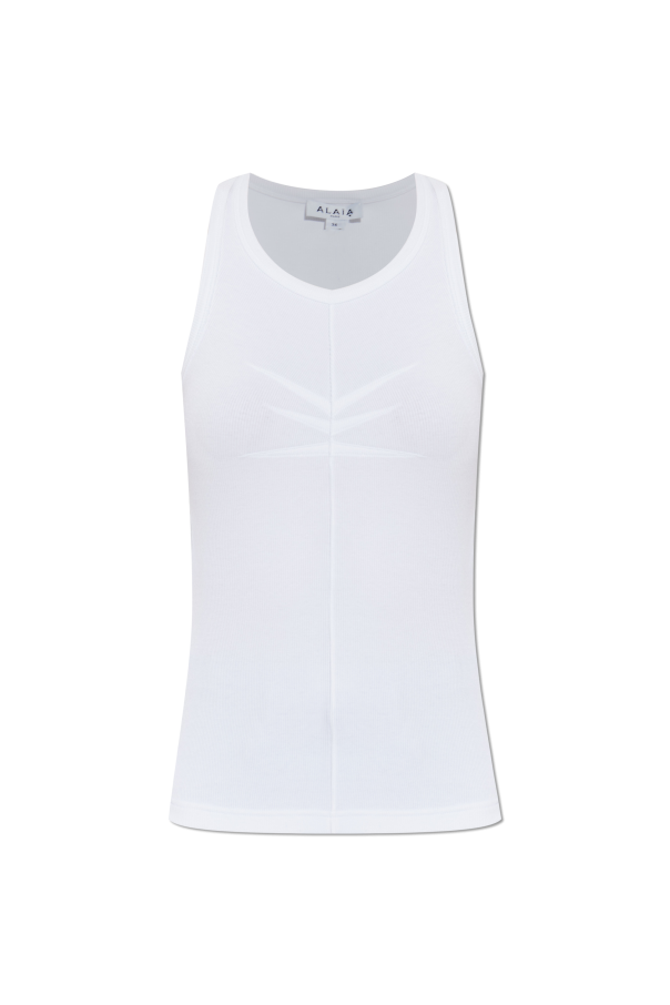 Ribbed sleeveless top od Alaïa