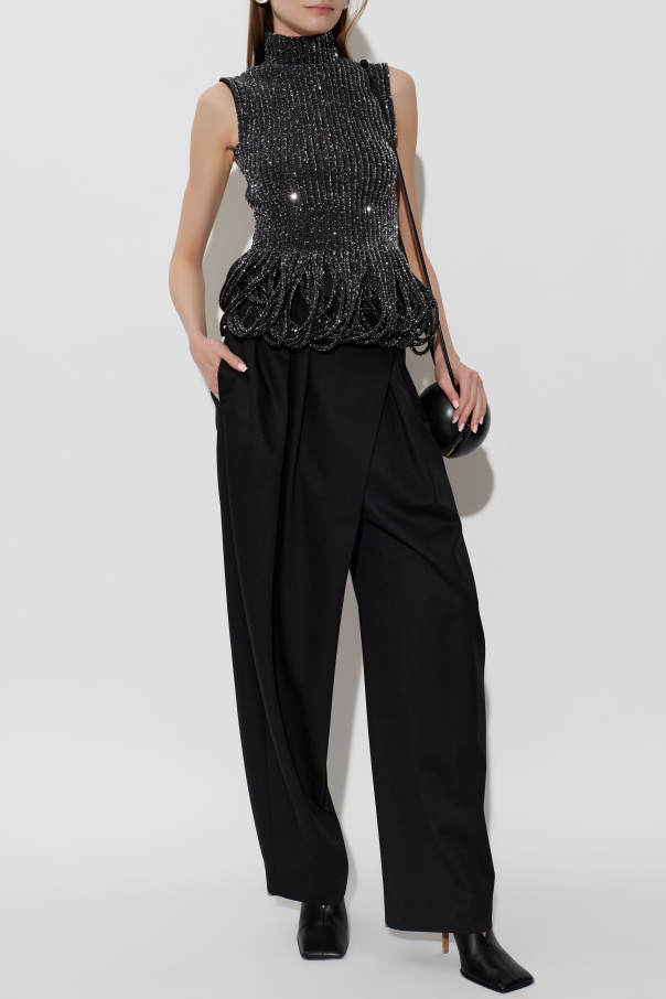 Alaïa Sleeveless turtleneck top