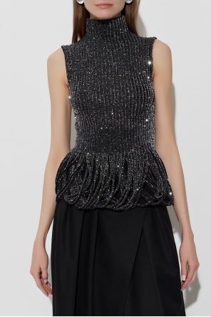 Alaïa Sleeveless turtleneck top