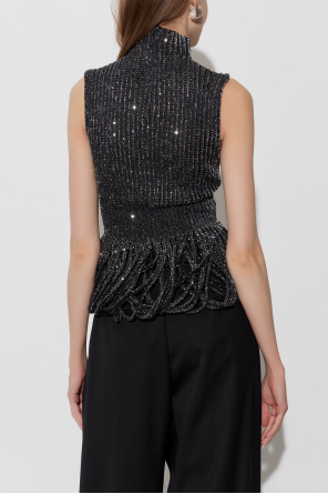 Alaïa Sleeveless turtleneck top