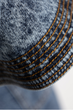 Alaïa Denim peplum top