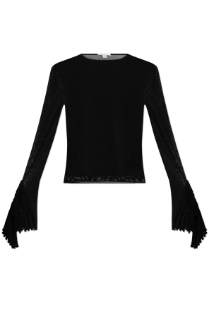 Top with decorative sleeves