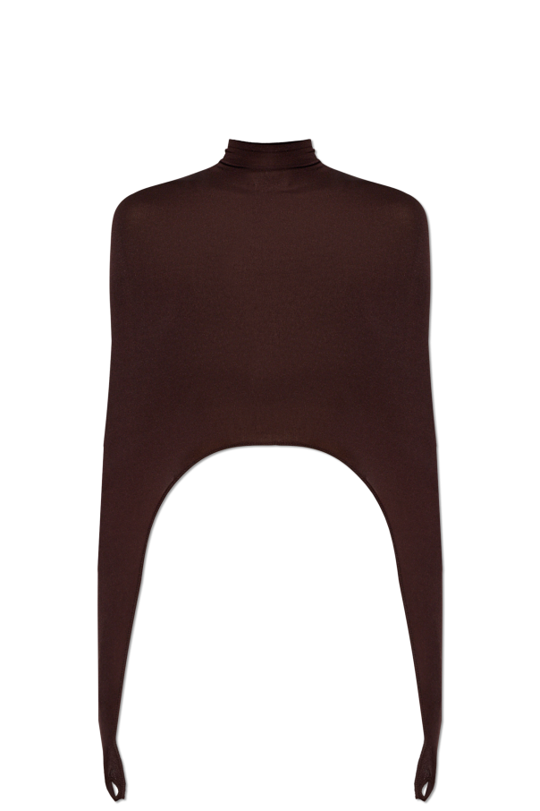 Silk top with turtleneck od Alaïa