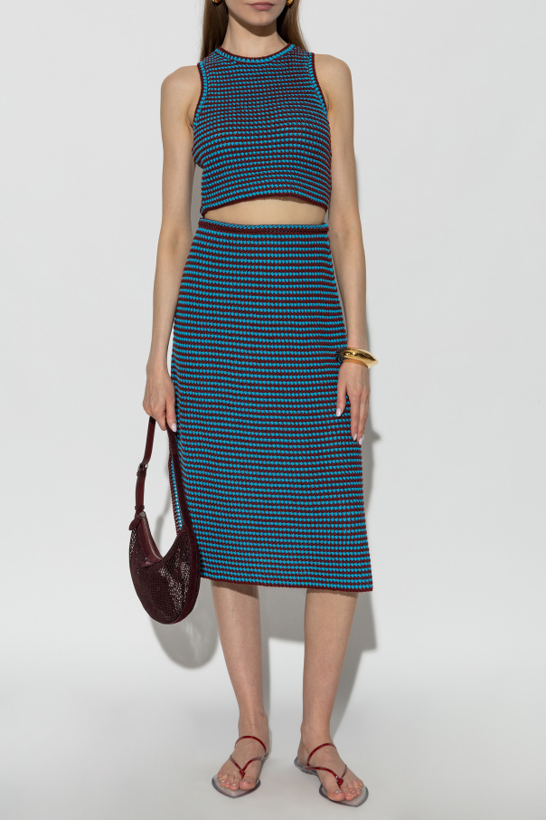 Alaïa Short crochet top