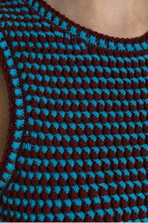 Alaïa Short crochet top