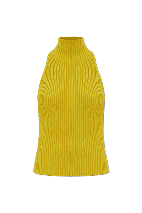 Alaïa Wool top with turtleneck