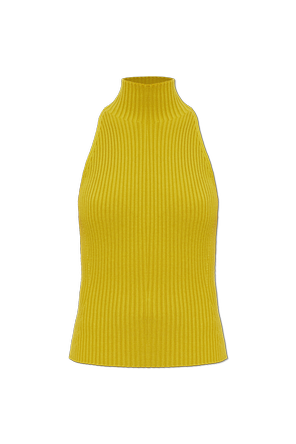 Top de lã com turtleneck