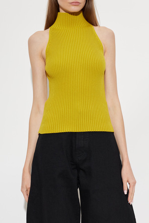 Alaïa Wool top with turtleneck