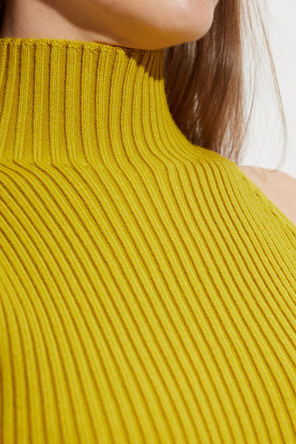 Alaïa Wool top with turtleneck