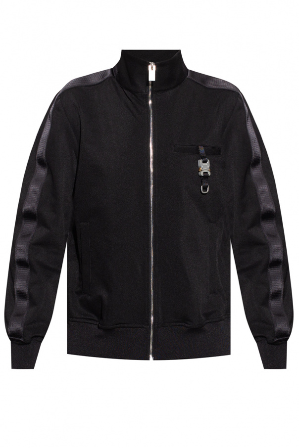 1017 ALYX 9SM Sweatshirt Nike Sportswear Hoodie FZ preto logótipo branco