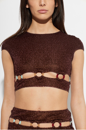 Oseree Top with lurex thread