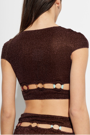 Oseree Top with lurex thread