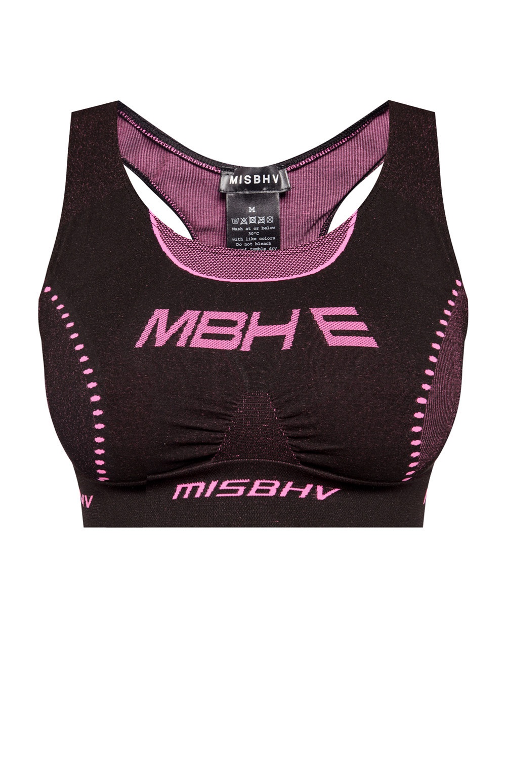 Pink Sports bra with logo MISBHV - Vitkac Canada