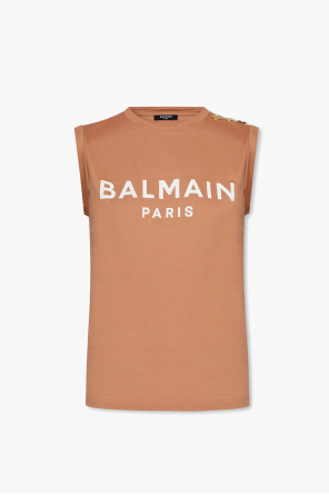 Balmain Kids logo chest-pocket T-shirt
