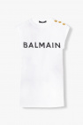 Balmain T-shirt con borchie Rosa