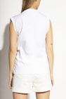 Balmain WHITE T-shirt with logo