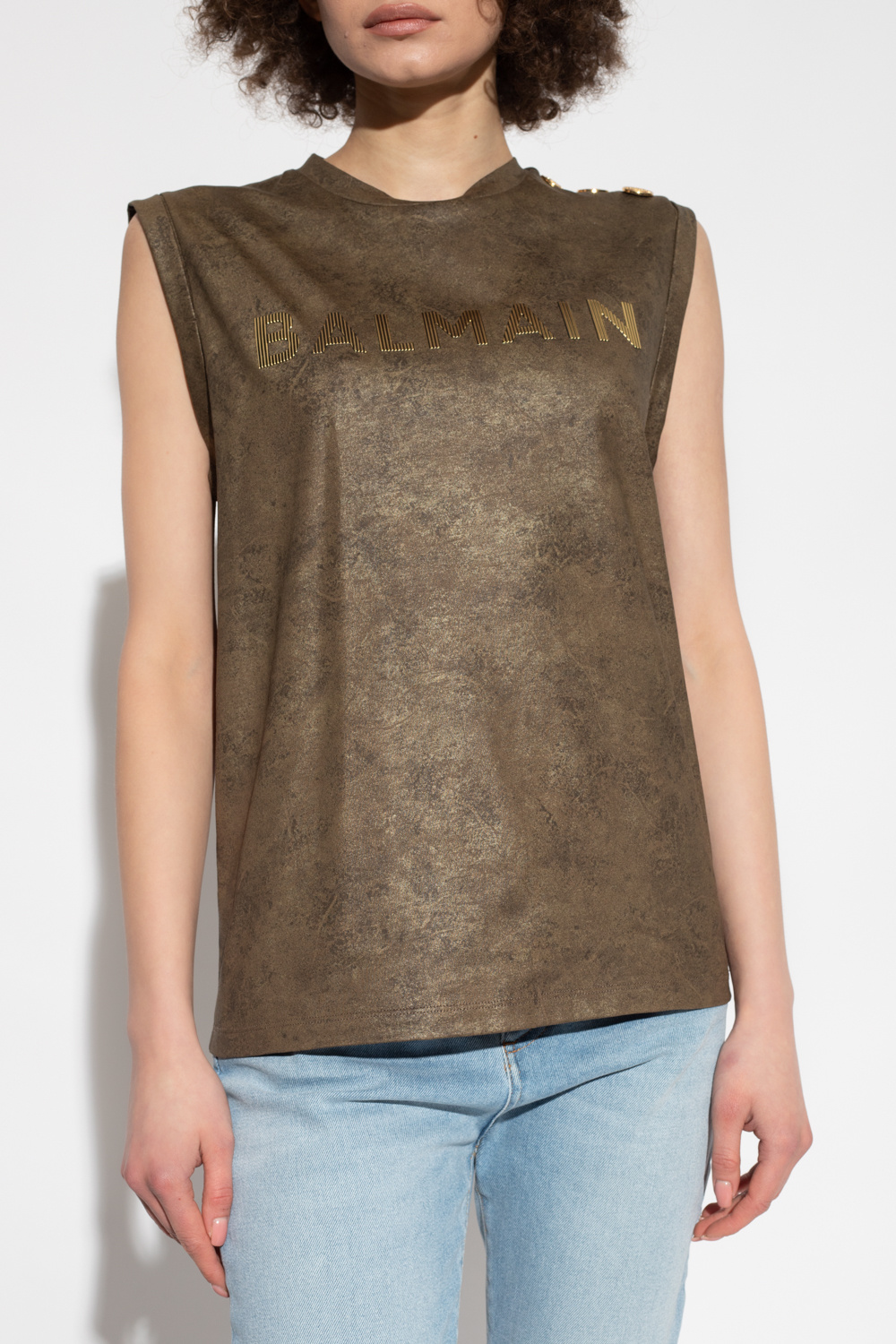 Balmain Sleeveless T-shirt