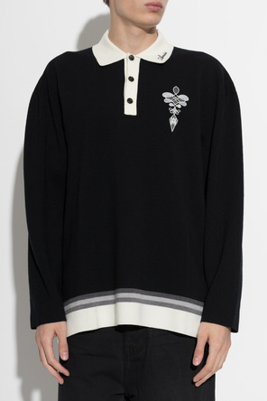 Amiri Polo de manga larga de lana
