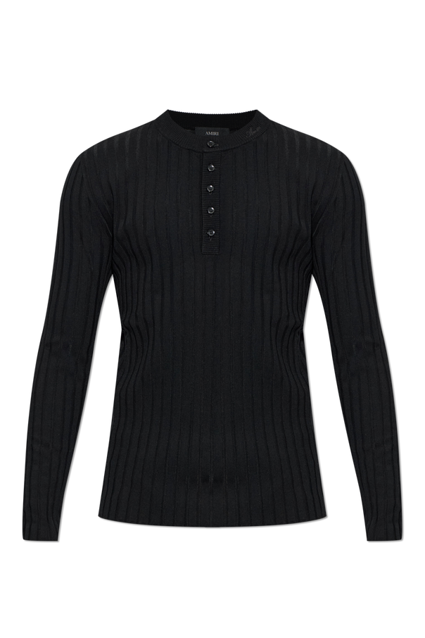Sweater with embroidered logo od Amiri