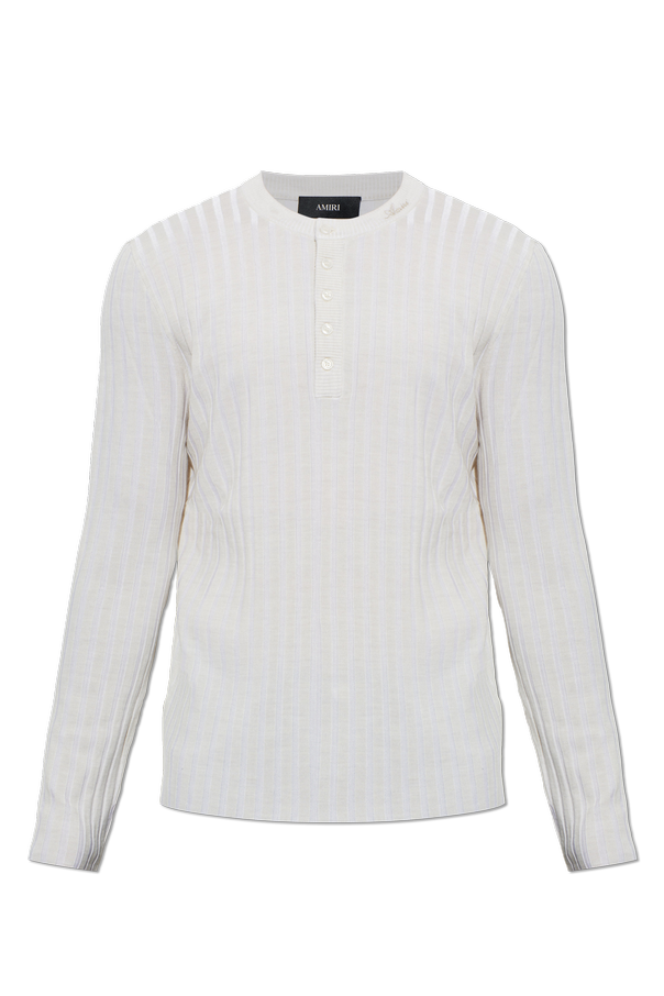 Sweater with embroidered logo od Amiri