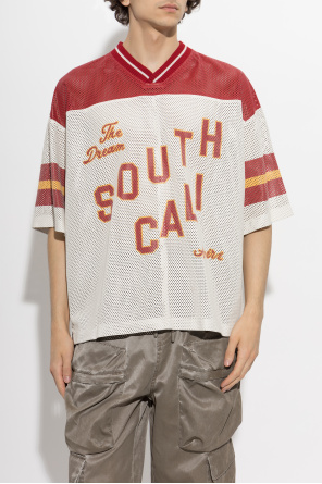 Amiri T-shirt de pele com perfuração